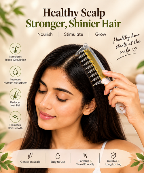 Hair Oil Applicator Comb – Scalp Nourisher & Growth Booster