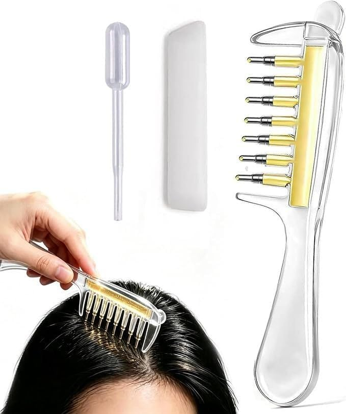 Hair Oil Applicator Comb – Scalp Nourisher & Growth Booster